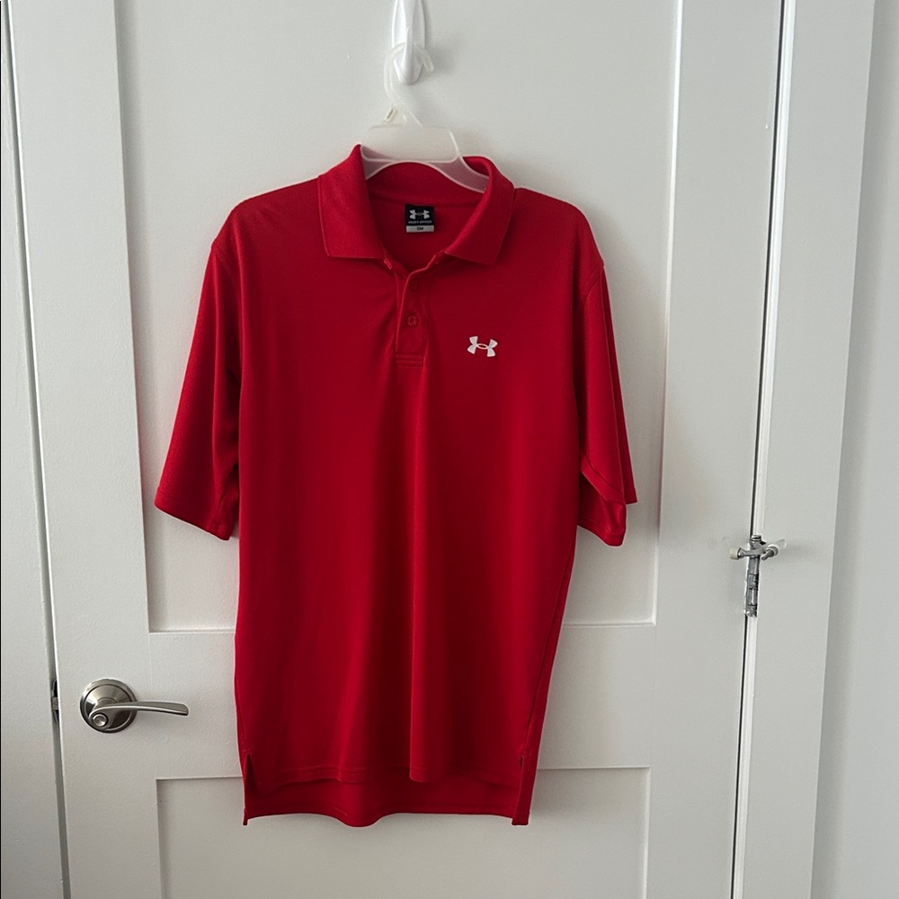 Under Armour Men's Golf Shirt - Red